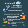 Oznamenie opatrení pri povodniach, vetre a zosuvoch pôdy